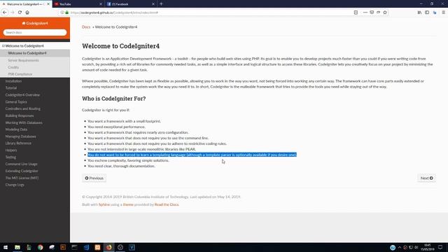 Codeigniter 4 Review: 1-. Introducción смотреть онлайн