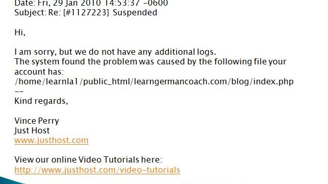 Justhost Web Hosting Account Suspended смотреть онлайн