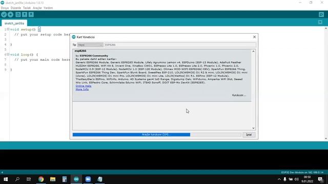 Arduino IDE ESP8266 ve ESP32 Kurulumu смотреть онлайн