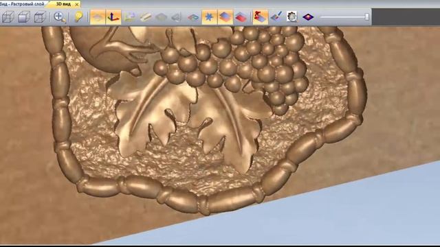 Демонстрация 3D модели разделочной доски смотреть онлайн