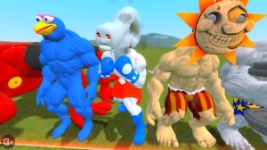 СРАВНЕНИЕ РАЗМЕРОВ ВСЕХ КАЧКОВ СЦП МОНСТРОВ И АНИМАТРОНИКОВ ФНАФ В ГАРРИС МОД! (Garry`s Mod)