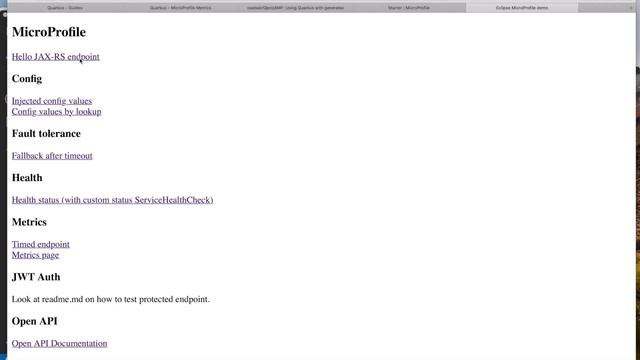 How to quark a generated MicroProfile project смотреть онлайн