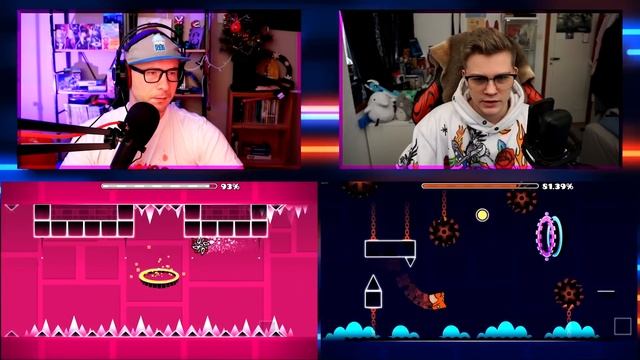 ALL RobTop Levels 125% Speed MANHUNT Race // EVW HUNTS AEONAIR смотреть онлайн