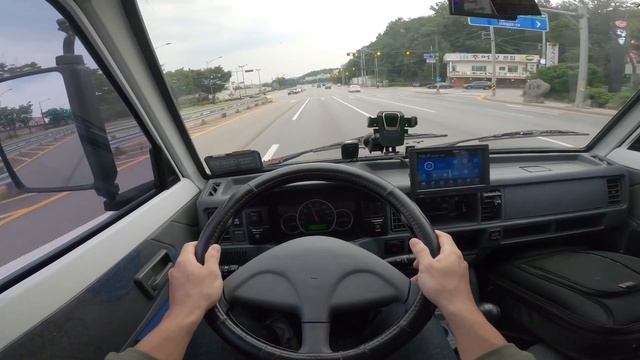 2017 GM Damas 0.8L LPG, POV Drive / 다마스 1인칭 주행 смотреть онлайн