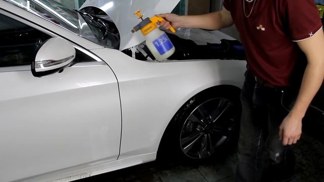 Антигравийная пленка на автомобиль. Крылья на Мерседес S. Антигравийная пленка Уфа. смотреть онлайн