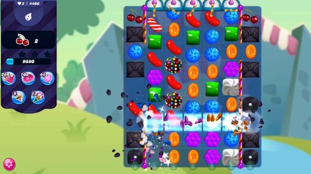 Candy Crush Saga level 4406 - 12 moves - NO BOOSTERS?? смотреть онлайн
