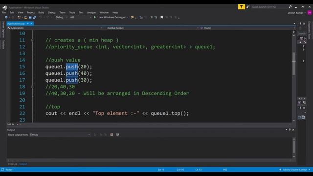Priority Queue In C++ | STL C++ | C++ Tutorial Beginner смотреть онлайн