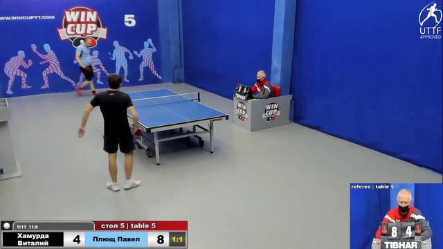16:30 Хамурда Виталий 3-2 Плющ Павел cтол 5 ЮГ-3 27.10.21 смотреть онлайн