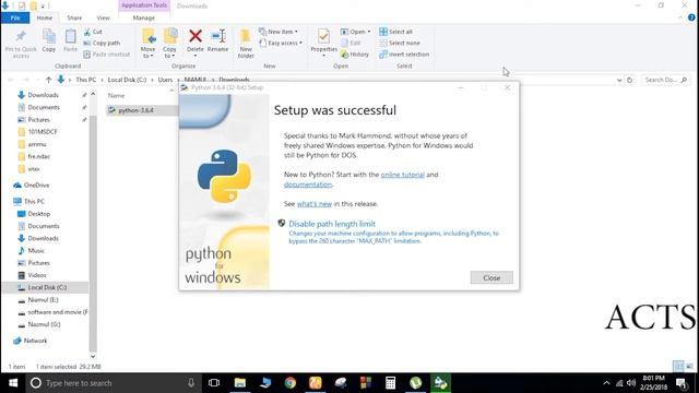 How to install python 3.6.4 смотреть онлайн
