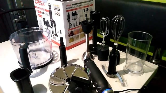 Распаковка — Кухонный комбайн Aresa AR-1705