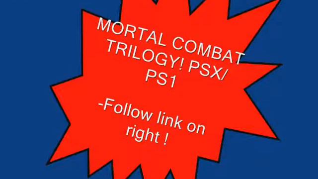 Mortal Kombat- Trilogy PS1/PSX Download смотреть онлайн