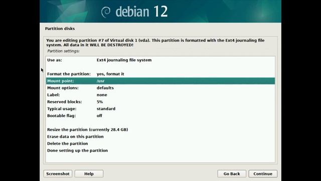Debian 12 Manual Partition Install | MBR & UEFI смотреть онлайн