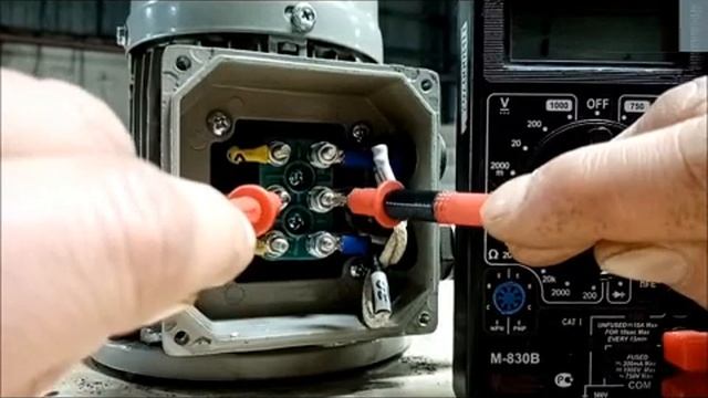 Проверка асинхронного трехфазного двигателя на КЗ и обрыв обмотки смотреть онлайн