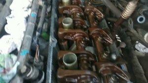 Mitsubishi Montero Sport ДВС 6G72 замена прокладок крышек клапанов и свечей