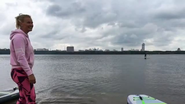 SUP-гонка Траектория, Строгино. смотреть онлайн