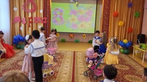 Шуточная сценка с колясками  8 марта г.Улан-Удэ 2023г.