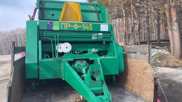 #Пресс-подборщик #ПРФ - 145 доставили клиенту в Кемерово! смотреть онлайн