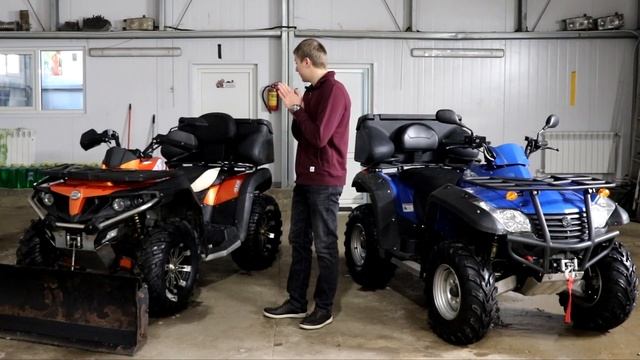 Обзор - Сравнение квадроциклов CFMOTO CFORCE 500 HO и CFMOTO X5 CLASSIC