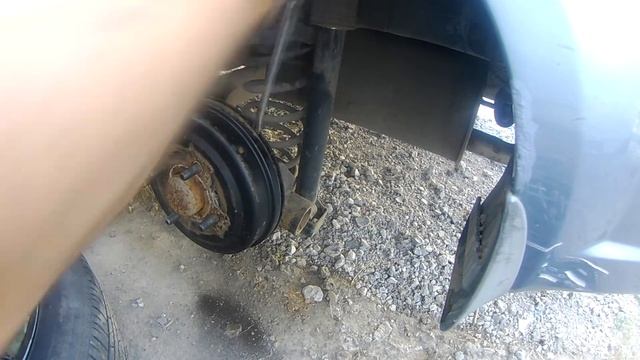 как снять тормозной барабан Chevrolet Aveo