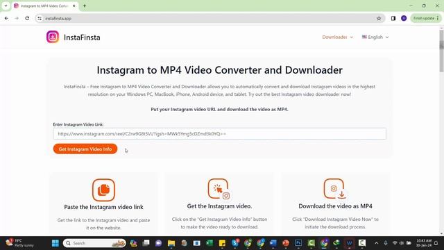 How to Download Videos from Instagram | Save Instagram Videos | InstaFinsta #instagramdownloader смотреть онлайн