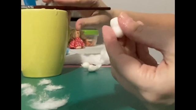 МАСТЕР КЛАСС ватная птичка для ватной ёлочной игрушки смотреть онлайн