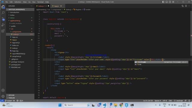 Constructor and state in React JS смотреть онлайн