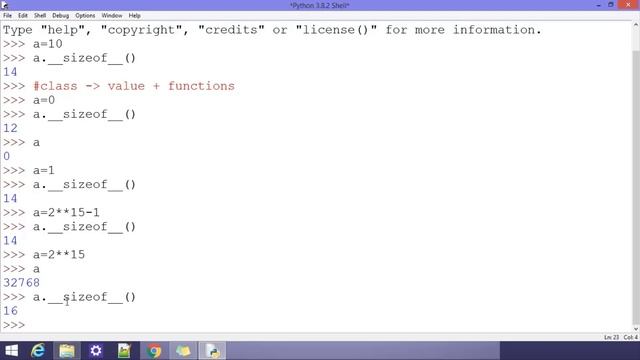 Size Of function in Python | How to find variable's memory | (वेरिएबल का मेमोरी साइज कैसे निकाले ?) смотреть онлайн