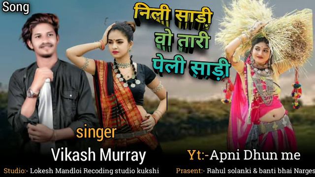 Vikash Murrya निली साडी़ वो तारी पेली साड़ी / nili sadi vo tari peali sadi new Adivasi video song смотреть онлайн
