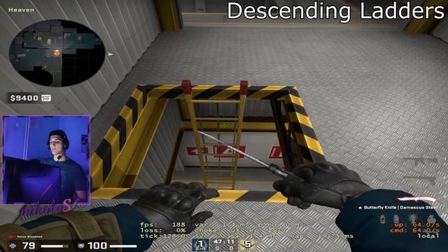 Move Quickly and Silently Like a NINJA in CS:GO смотреть онлайн