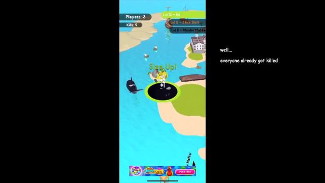 Serial Killer in Hole.io Battle Royale смотреть онлайн