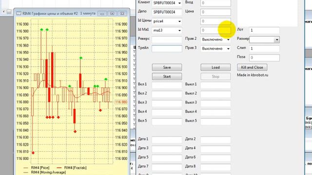 Торговый робот LUA на MA смотреть онлайн