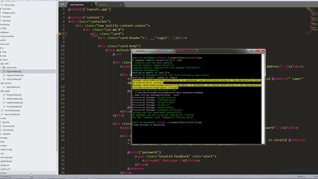 Bài 7 : Bootstrap UI Auth laravel | Laravel web blogs cơ bản смотреть онлайн