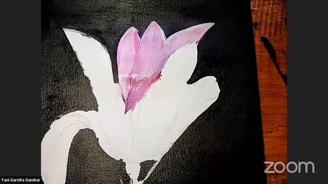 Live Demo - Magnolia Flower on Black Background | Seruang Karya IDSBA X Sadikin Pard смотреть онлайн