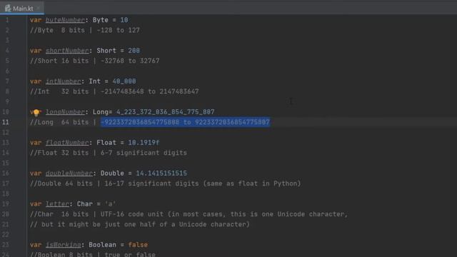 Learn Kotlin for Android: Basic Data Types (Lesson 2) смотреть онлайн