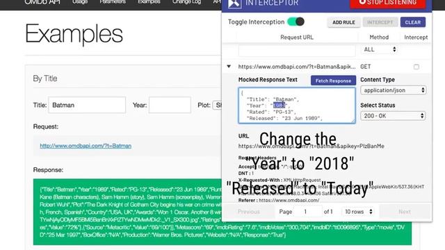 Interceptor Extension: Intercepting a HTTP request смотреть онлайн