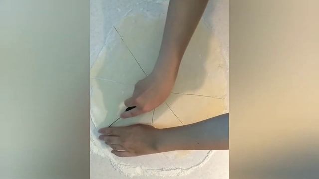 Круассаны на рисовой муке и твороге с шоколадом | Диетические круассаны смотреть онлайн