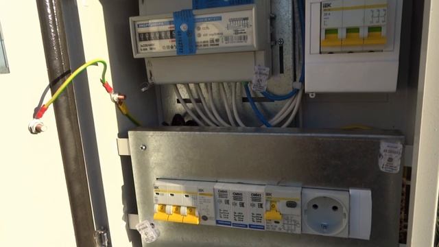 Электрический щиток 380 В на участке смотреть онлайн