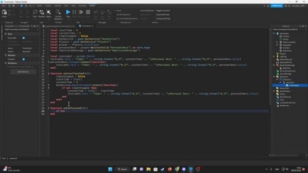 How to make a Roblox Time Trial Timer (WITH PB SYSTEM!)