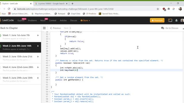 Leetcode Day 12-Insert Delete GetRandom in O(1) Java Solved смотреть онлайн