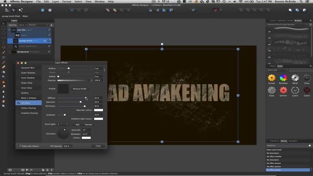 Affinity Designer Tutorial - Textures, Brushes and Blend Modes смотреть онлайн