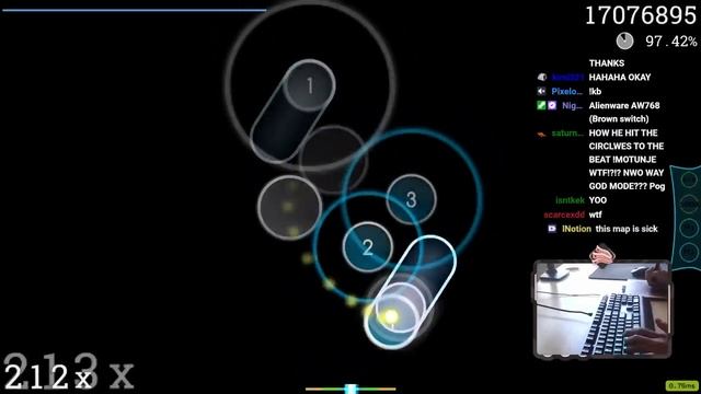 NINERIK, ДРУГ, РАССЛАБЬСЯ! | Нарезки TWITCH OSU! #14 (prod. DaNILMaZ) (clips. Derzko)