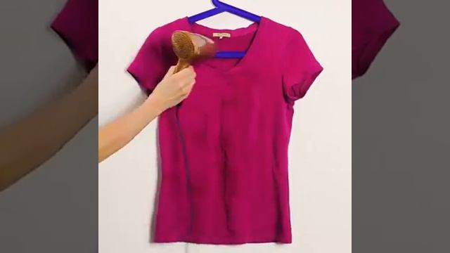 Как погладить футболку без утюга смотреть онлайн