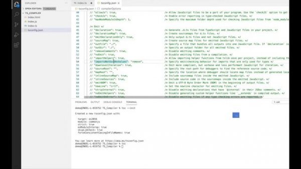 TypeScript #10: Using TSConfig.json In TypeScript