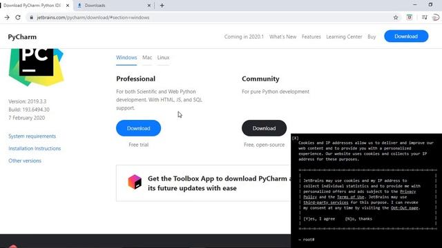 How to download & Install PyCharm IDE on Window 10 смотреть онлайн