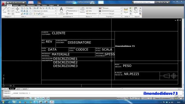 Tutorial #10# - Autocad - Blocchi con definizione di attributi смотреть онлайн