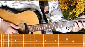 Листья желтые Разбор песни  на гитаре