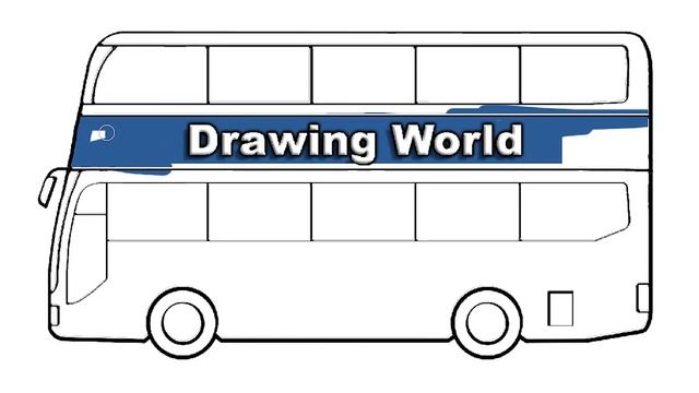 How to Draw a Bus Step by Step Tutorial for Beginners смотреть онлайн