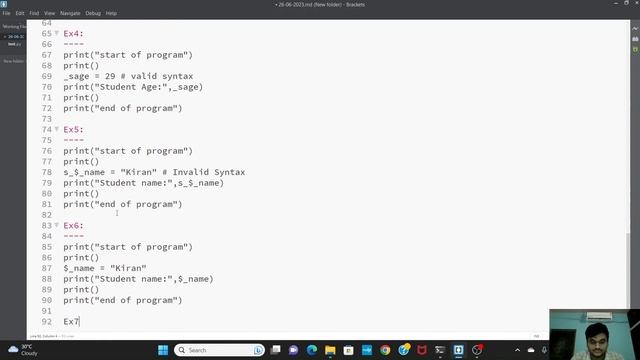 Python Identifiers смотреть онлайн