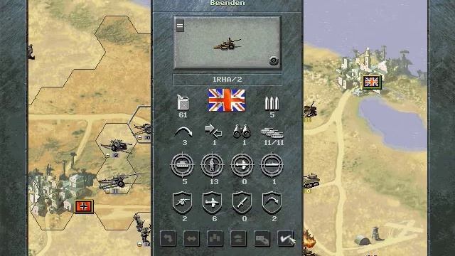 Panzer General II Campaign Guderians Strategie (Mission 8) - Tobruk