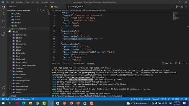 نصب و استفاده از کتابخانه react native vector icons смотреть онлайн